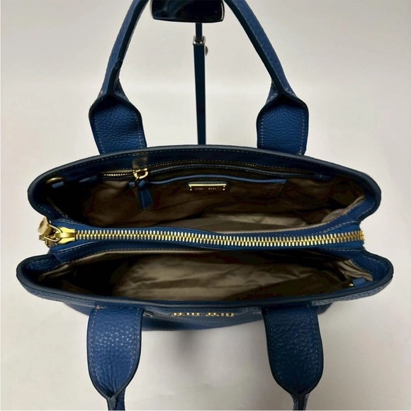 Miu Miu Royal Blue Leather Tote - Picture 9 of 11